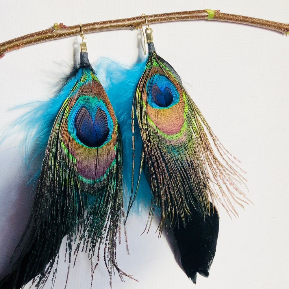 PEACOCK EARRINGS